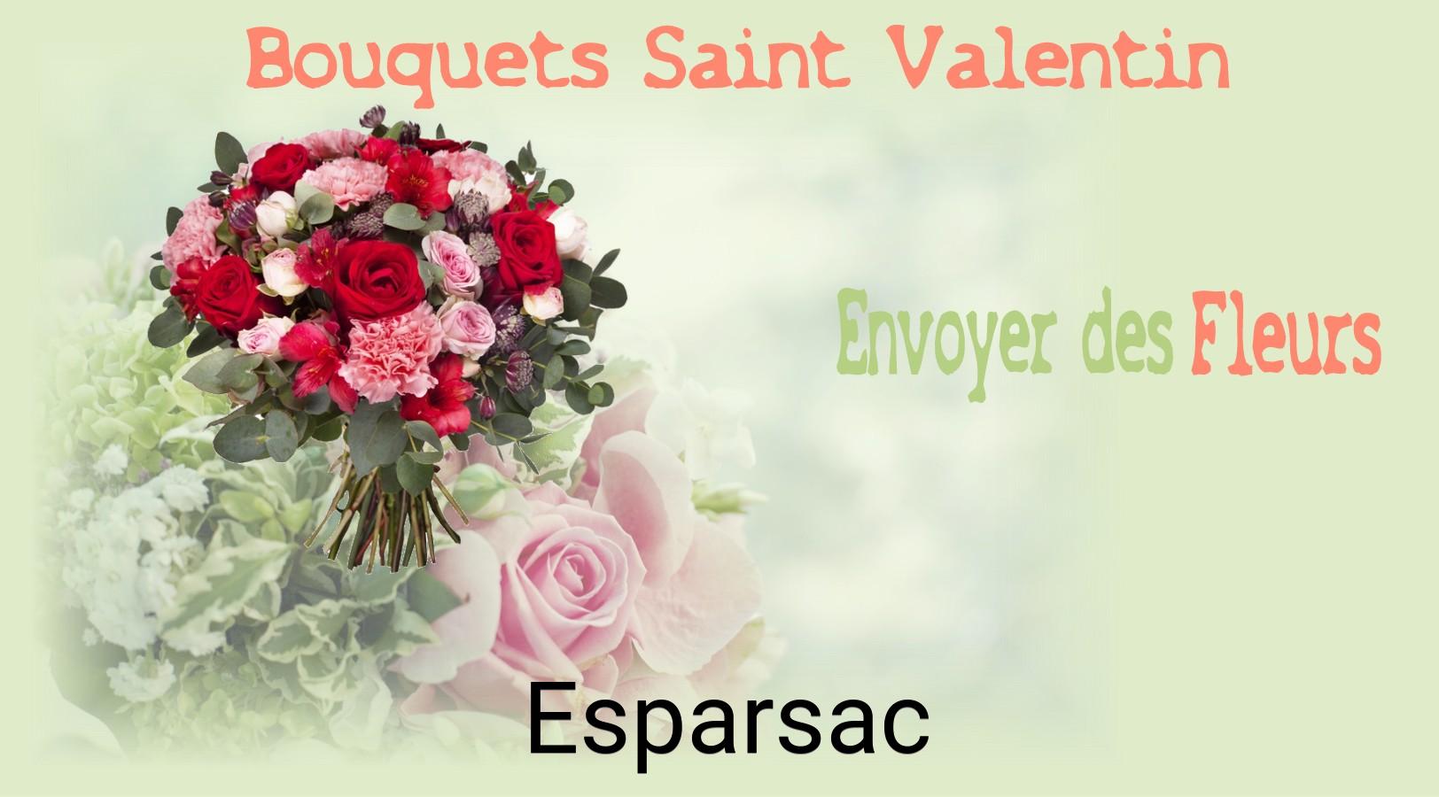 Roses de Saint-Valentin livrées à Esparsac